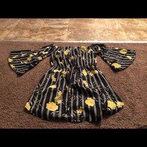 Blush Romper with flowers